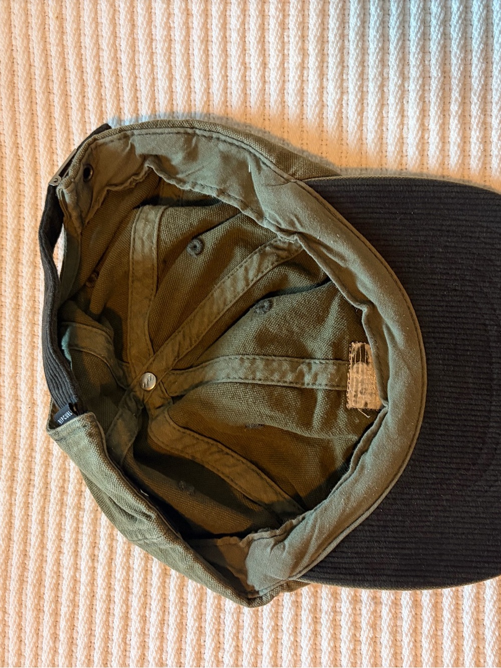 Rip Curl Olive Green Flatbill Hat - Picture 4 of 4